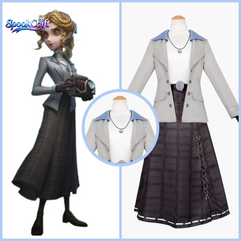 Anime Cosplay Photoshoot - ชุดคอสเพลย์นักข่าวอลิซ เดอโรส จากเกม Identity V ครบเซ็ต