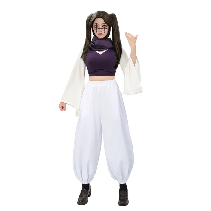 Anime Cosplay Youtube Shorts - WENAM อะนิเมะ Choso คอสเพลย์ผู้หญิง JJK เครื่องแต่งกายชุดกิโมโนกางเกงผ้าพันคอชุดเต็ม
