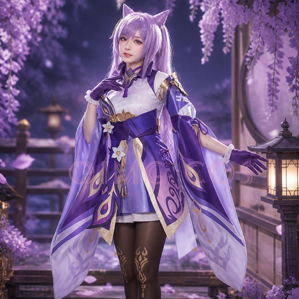 Anime Cosplay Jumpsuit - เก็นชิน อิมแพ็ค เคชิงคอสเพลย์เครื่องแต่งกายชุดคอสเพลย์อะนิเมะสไตล์จีนฮาโลวีนเครื่องแต่งกายสำหรับผู้หญิงเกม
