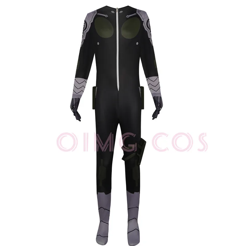 Anime Cosplay Jumpsuit - ไคจู โน 8 คาฟคา ฮิบิโนคคอสเพลย์เครื่องแต่งกายคาร์นิวัลอะนิเมะชุดผู้ใหญ่ปาร์ตี้ฮาโลวีนชุดหน้ากากผู้ชายเกม