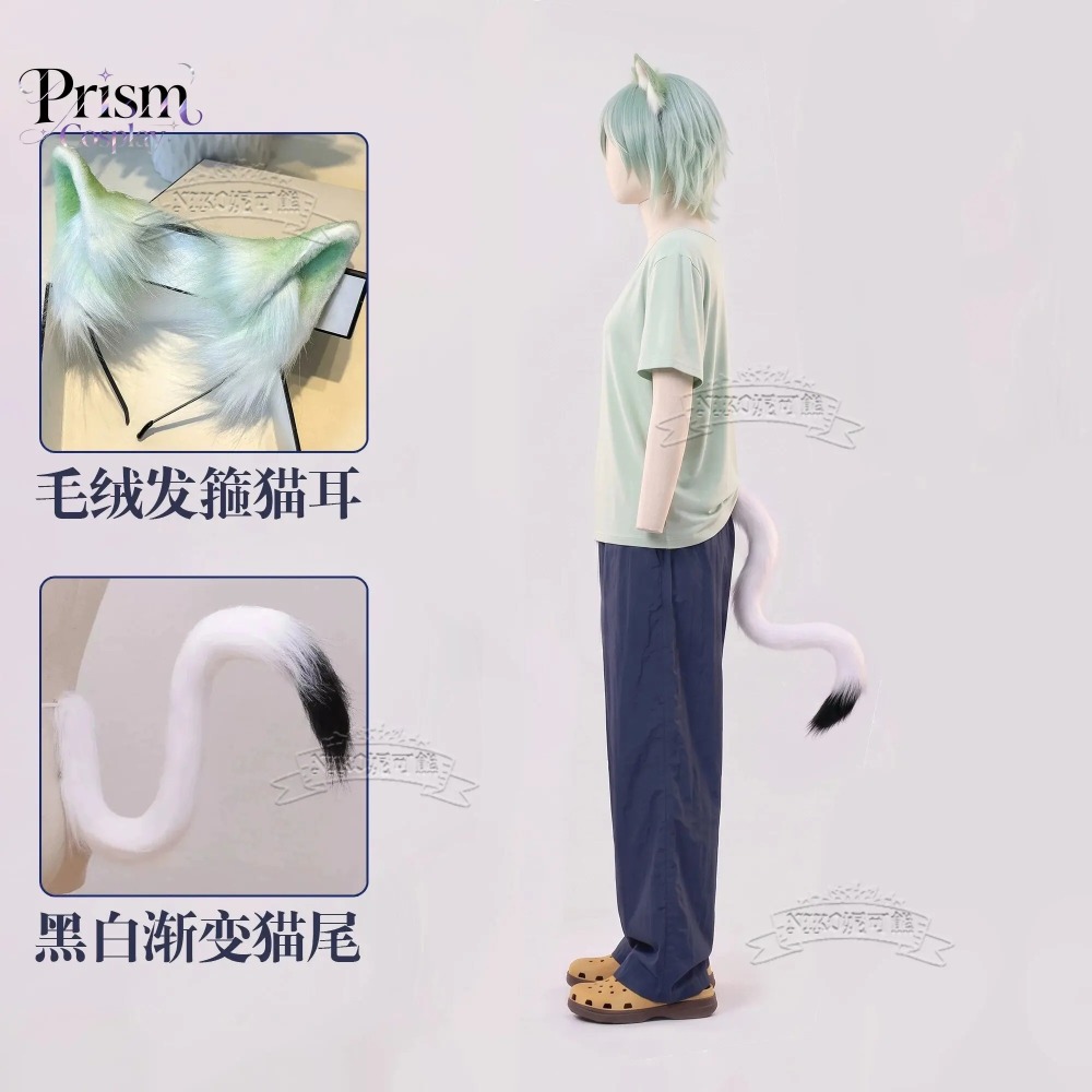 Anime Cosplay Cat - ชุดคอสเพลย์ Yani Neko Satou Yaniko สำหรับผู้หญิง