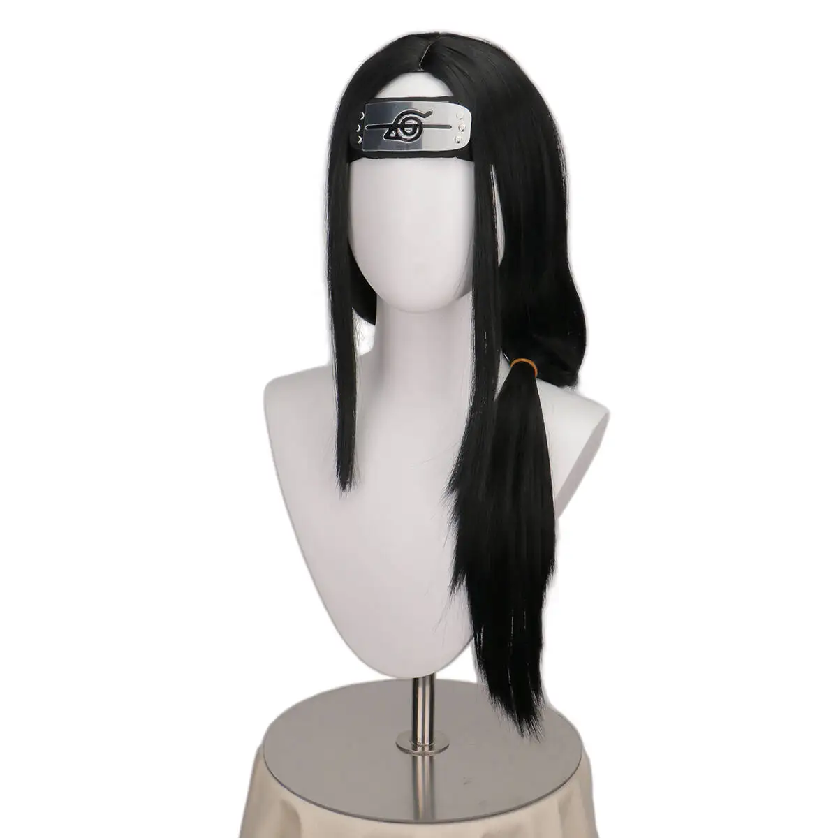 Anime Cosplay Long Black Hair - วิกผมคอสเพลย์อนิเมะ อิตาจิ อุจิวะ แบบใหม่ ทนความร้อน ทำจากเส้นใยสังเคราะห์