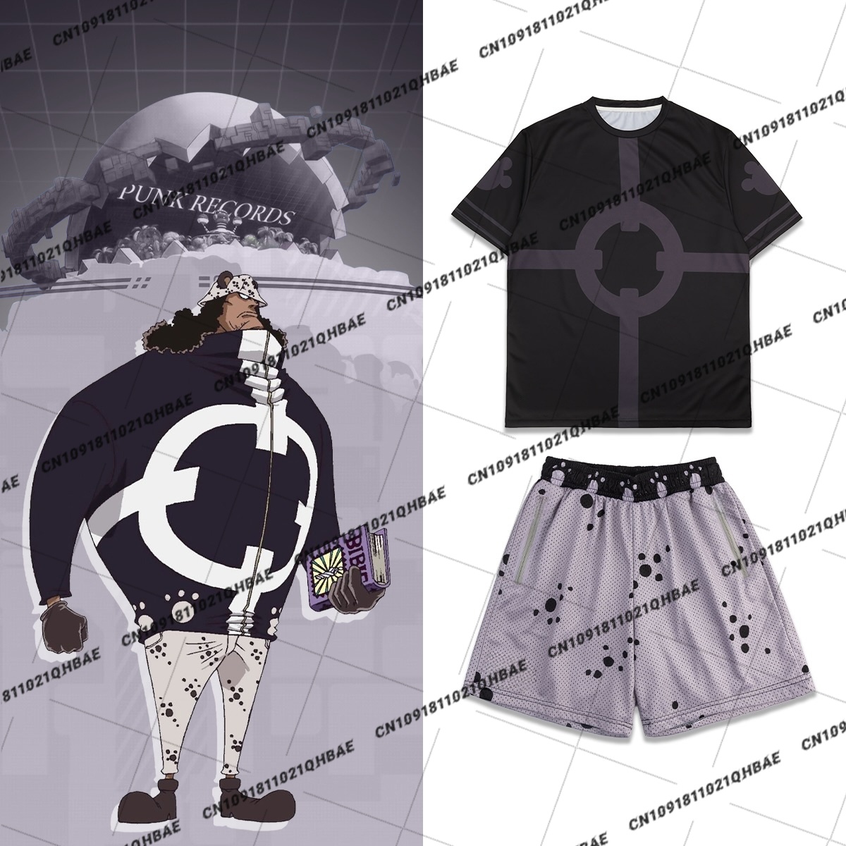 Anime Cosplay Of - ชุดคอสเพลย์สำหรับผู้ที่ชื่นชอบอนิเมะ New Egghead Island Bartholemew Kuma