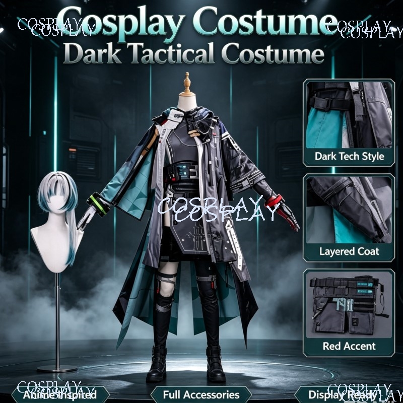 Anime Cosplay Photoshoot - ชุดคอสเพลย์ Arcane Li Zhiyan ครบเซ็ต เหมาะสำหรับงานถ่ายภาพในงานอีเวนต์