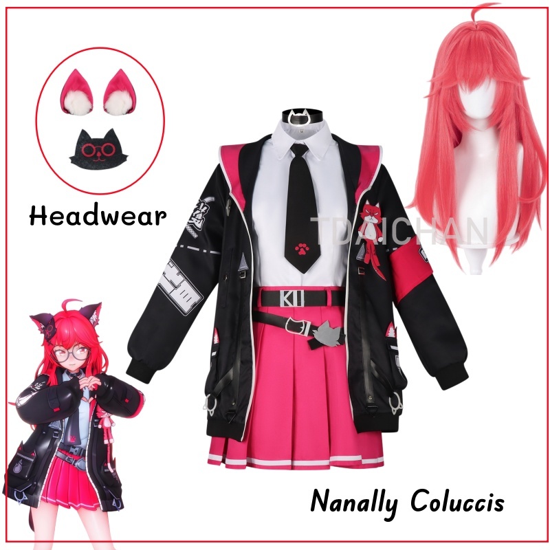 Anime Cosplay Cat - ชุดคอสเพลย์ Neverness To Everness Nanally Coluccis