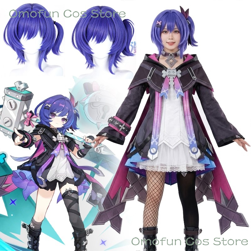Anime Cosplay High Quality - ชุดคอสเพลย์ Genshin Impact Prune พร้อมวิกผมคุณภาพสูง ชุดฮาโลวีนแบบสั่งทำพิเศษ