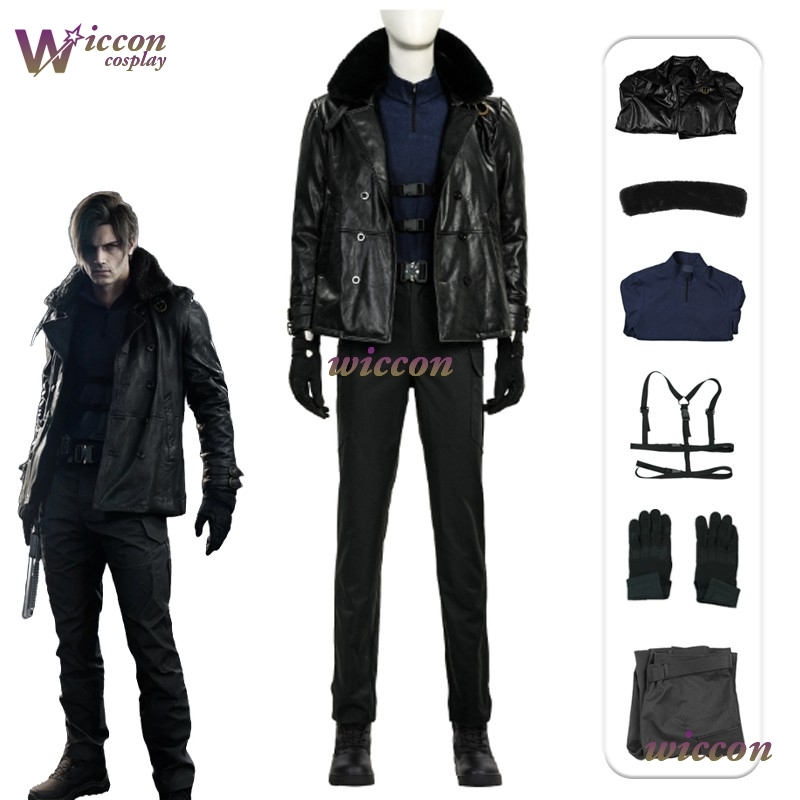 Anime Cosplay Jumpsuit - ชุดคอสเพลย์ ลีออน เอส เคนเนดี้ จากเรซิเดนท์ อีวิล