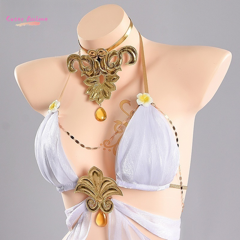 Anime Cosplay Photoshoot - ชุดคอสเพลย์ Honkai: Star Rail ตัวละครอากเลีย ชุดบิกินี่เซ็กซี่
