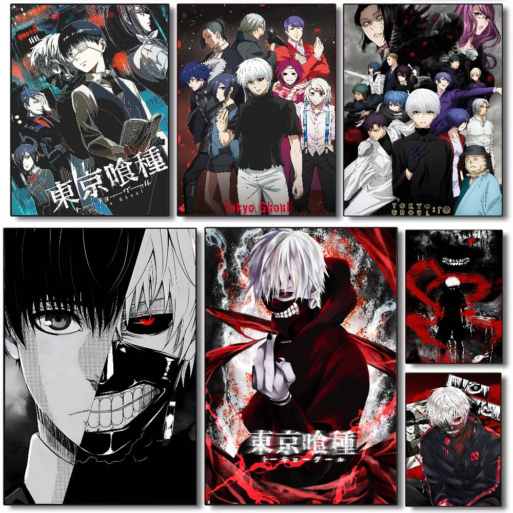 Black Clover Grimoire - โปสเตอร์อนิเมะญี่ปุ่น T-Tokyo Ghoul งานศิลปะบนผ้าแคนวาสพิมพ์ลายความละเอียดสูง สวยงามระดับพรีเมียม สำหรับตกแต่งผนังห้องนั่งเล่นและบ้าน