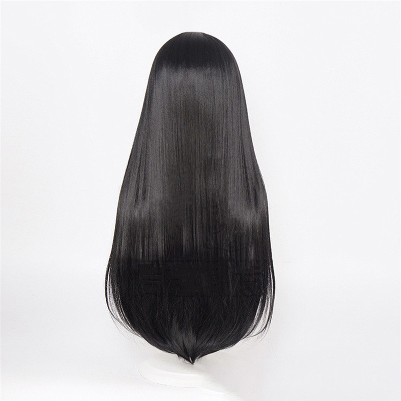 วิกผมคอสเพลย์ตัวละครหญิง ชื่อ  - Anime Cosplay Long Black Hair บทวิจารณ์และราคา