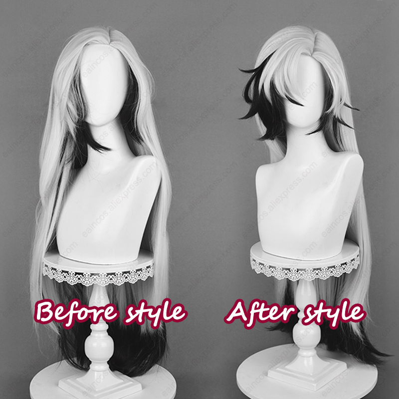 HSR วิกคอสเพลย์วิกผมยาว92ซม. ส - Anime Cosplay Long Black Hair บทวิจารณ์และราคา