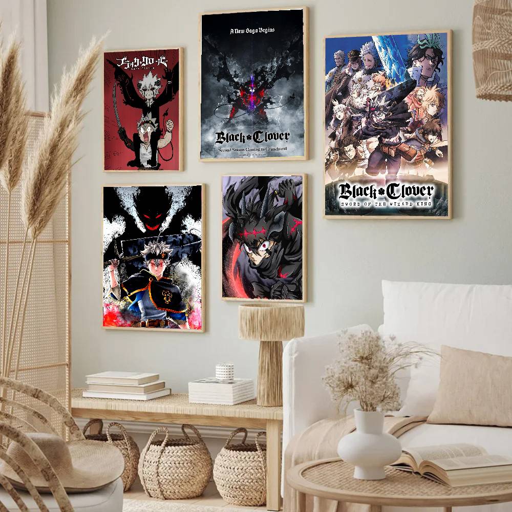 อะนิเมะแบล็คโคลเวอร์โปสเตอร์โป - Black Clover Grimoire บทวิจารณ์และราคา