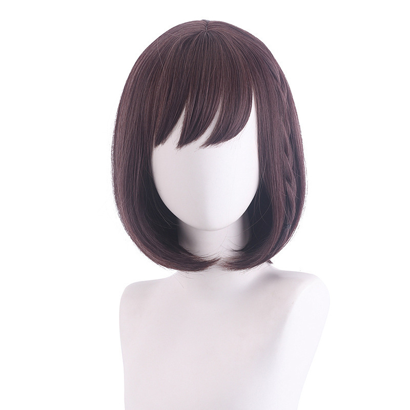 วิกผมสีชมพูยาวสังเคราะห์ที่ได้ - Anime Cosplay Drawing บทวิจารณ์และราคา