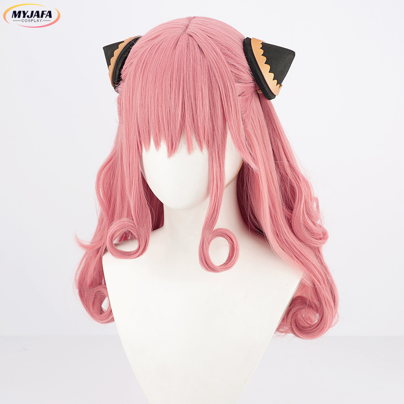 วิกผมคอสเพลย์แอนนิเมะสีชมพูม้ว - Anime Cosplay Anya บทวิจารณ์และราคา