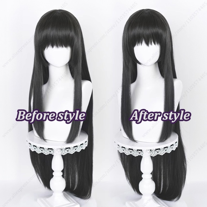 Akemi Homura วิกผมคอสเพลย์ยาว9 - Anime Cosplay Long Black Hair บทวิจารณ์และราคา
