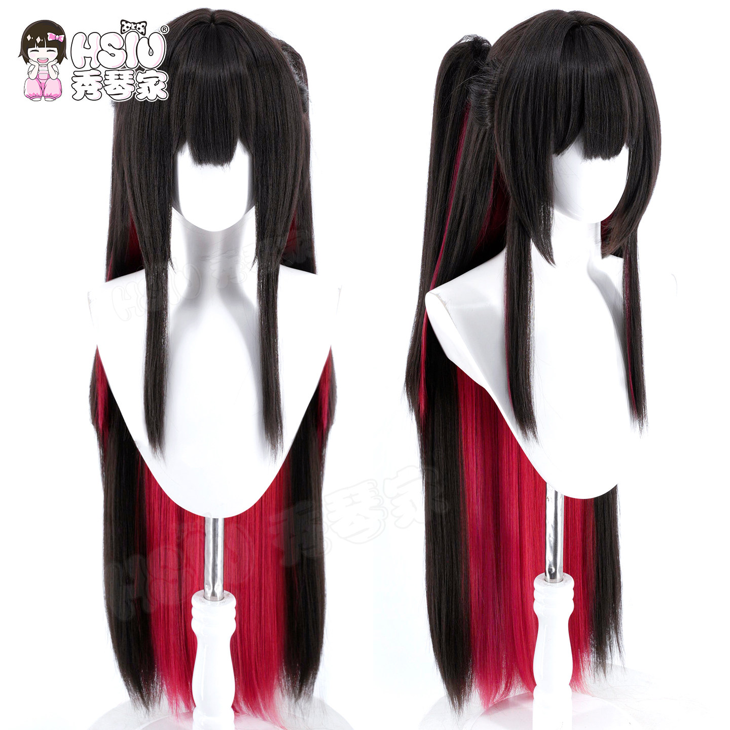 HSIU เกมอาซูร์ เลน ฮัตสึซึกิคอ - Anime Cosplay Long Black Hair บทวิจารณ์และราคา