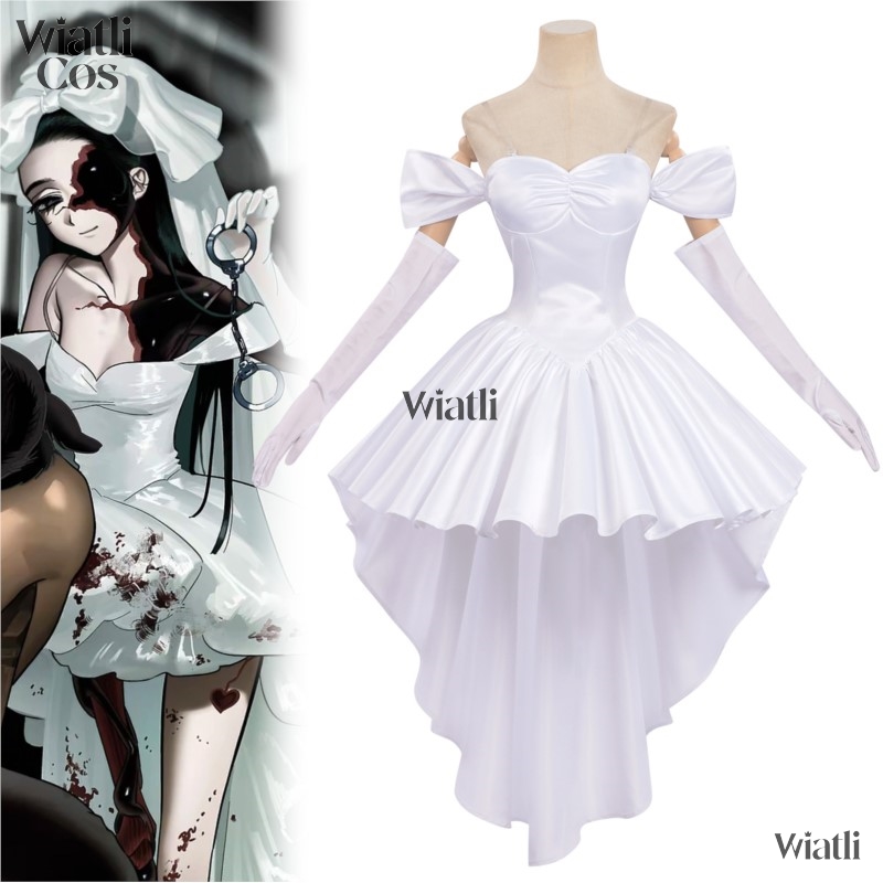 ชุดคอสเพลย์ซูอา ชุดแต่งงานสีขา - Anime Zombie Cosplay บทวิจารณ์และราคา