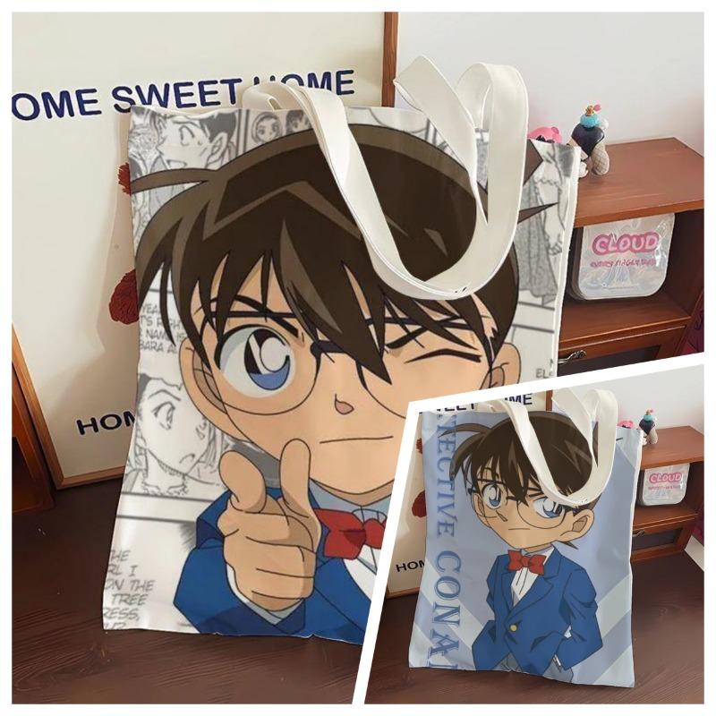 กระเป๋าผ้าแคนวาสลายการ์ตูนโคนั - Anime Cosplay Shop บทวิจารณ์และราคา