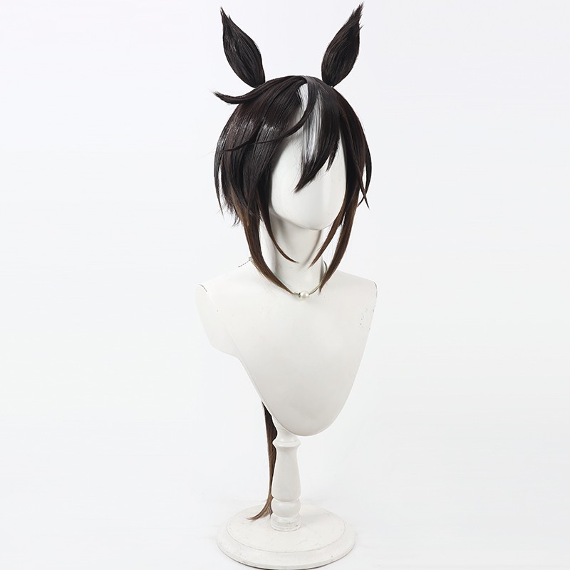 วิกผมคอสเพลย์ Umamusume Pretty - Anime Cosplay Long Black Hair บทวิจารณ์และราคา