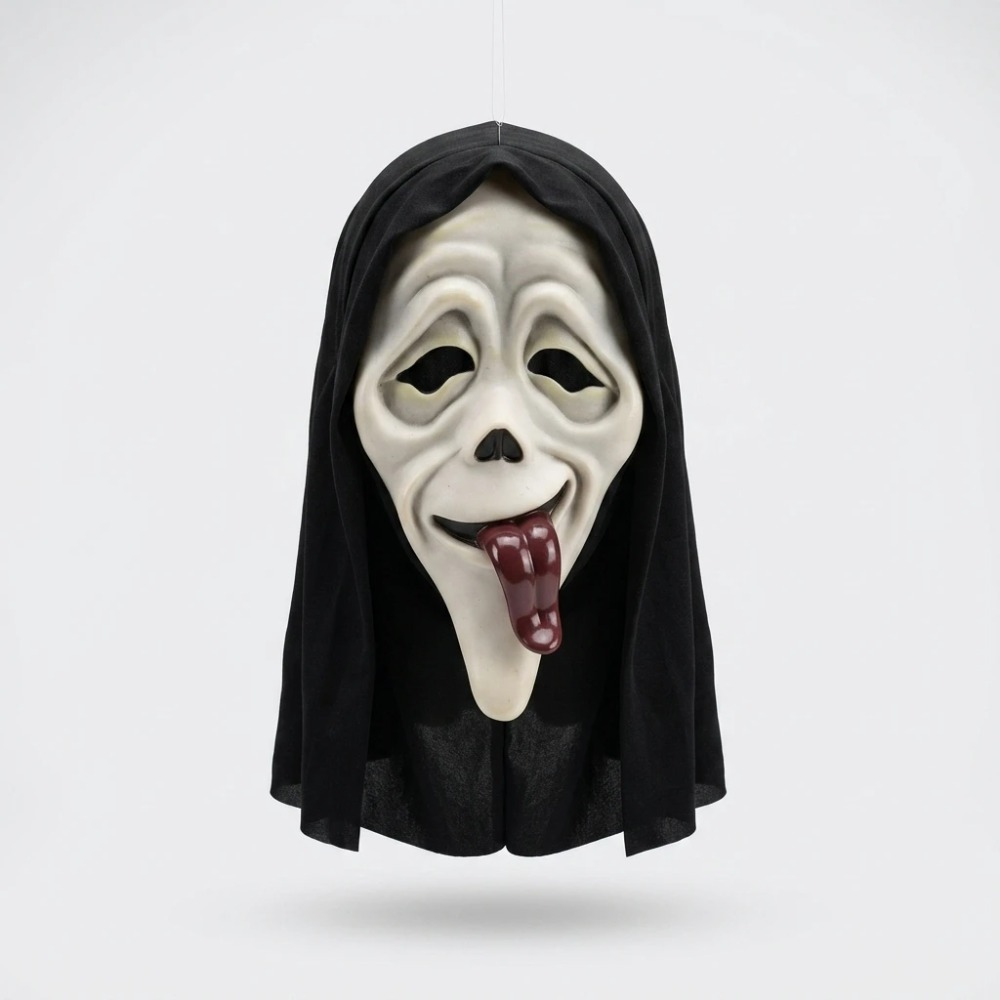 หน้ากากยางลาเท็กซ์ลายหน้าผี Sc - Anime Cosplay Face บทวิจารณ์และราคา