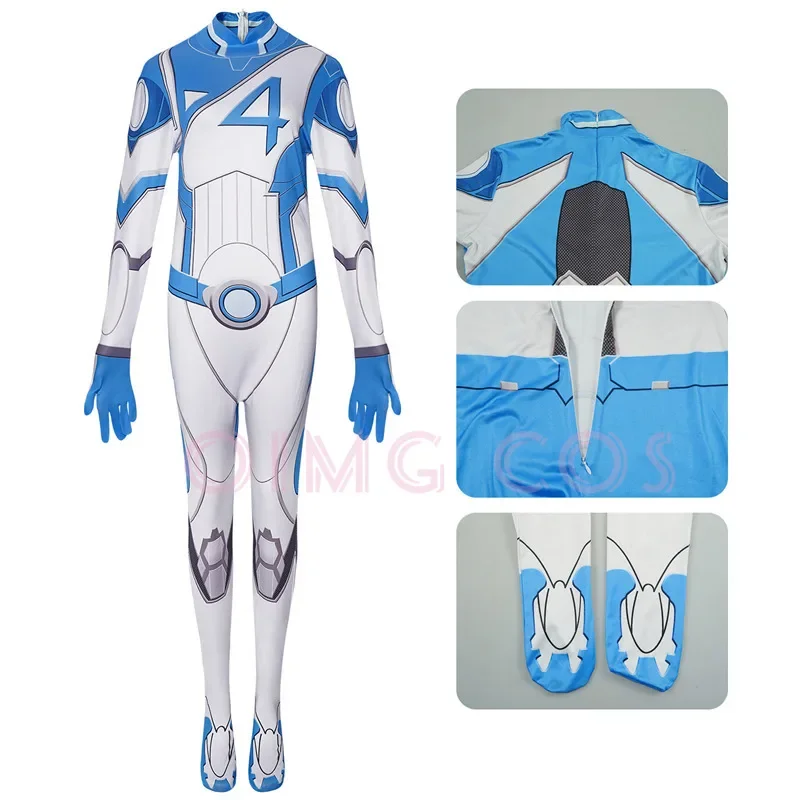 อินวิซิเบิ้ล วูแมน ไซล็อคคอสเพ - Anime Cosplay Jumpsuit บทวิจารณ์และราคา