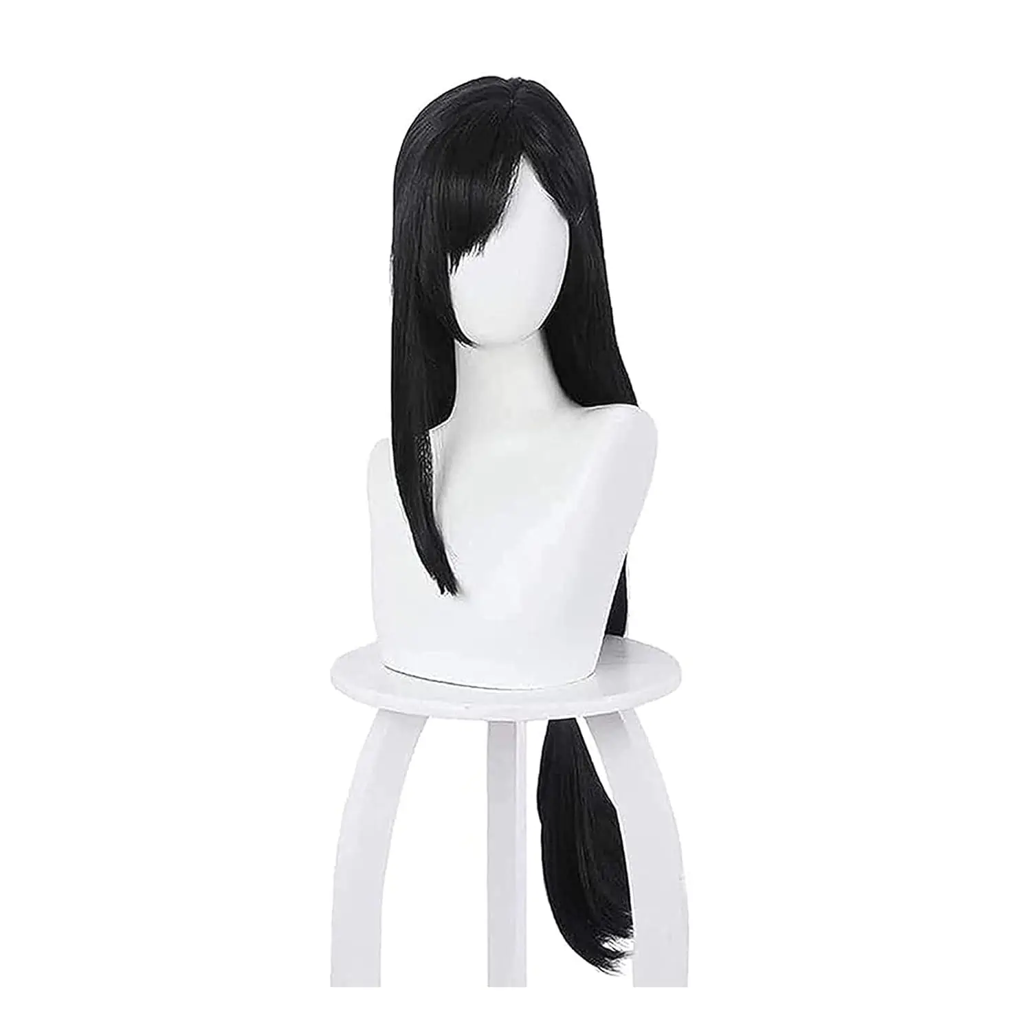วิกคอสเพลย์ทีฟ่า ล็อคฮาร์ต วิก - Anime Cosplay Long Black Hair บทวิจารณ์และราคา
