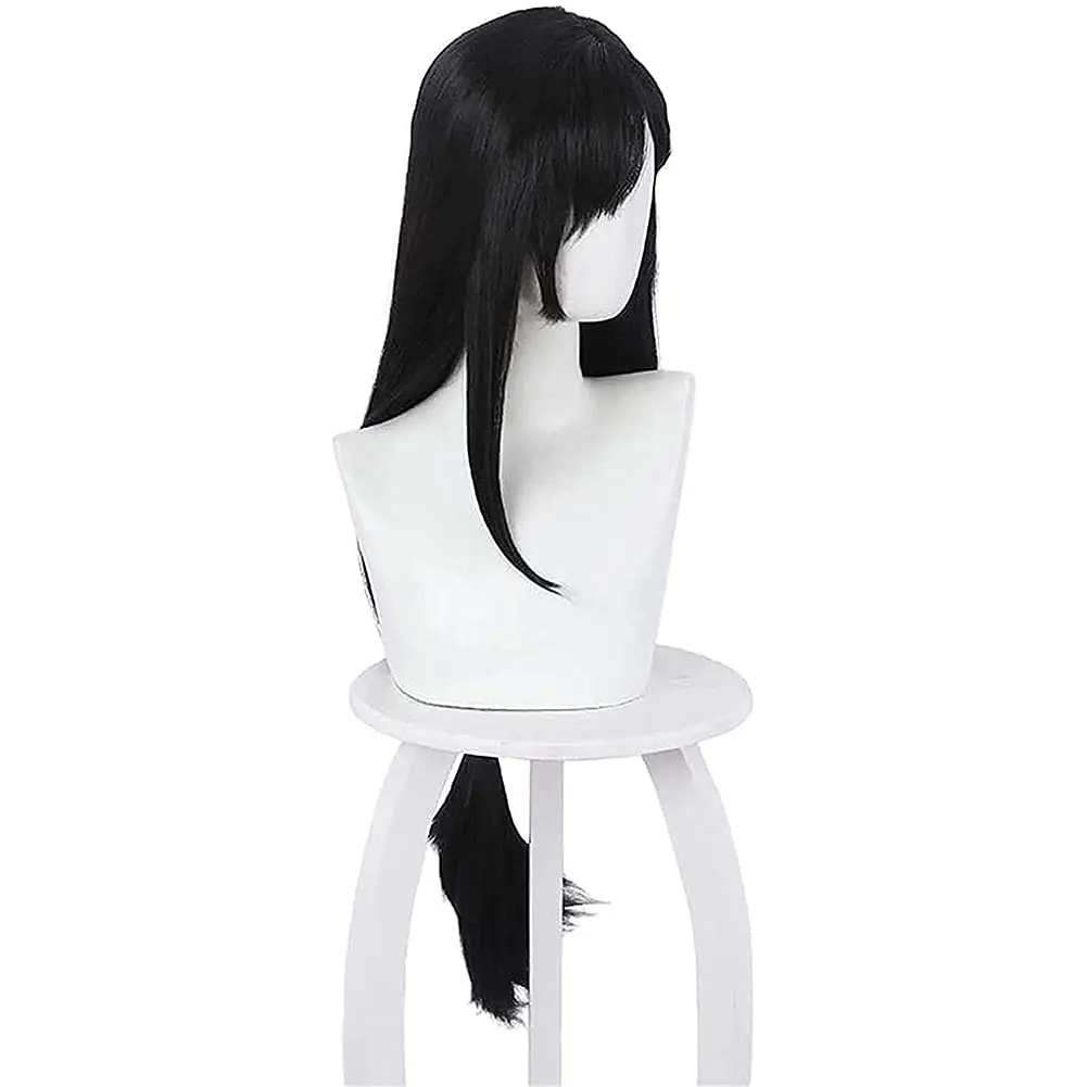 วิกคอสเพลย์ทีฟ่า ล็อคฮาร์ต วิก - Anime Cosplay Long Black Hair บทวิจารณ์และราคา