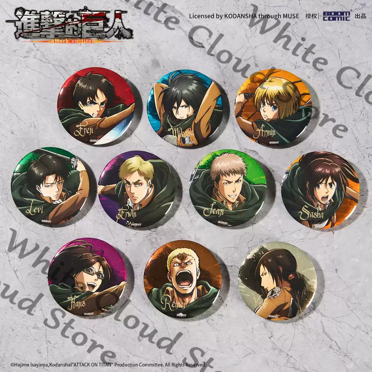 อะนิเมะ Attack on Titan ลีไว แ - Anime Cosplay Drawing บทวิจารณ์และราคา