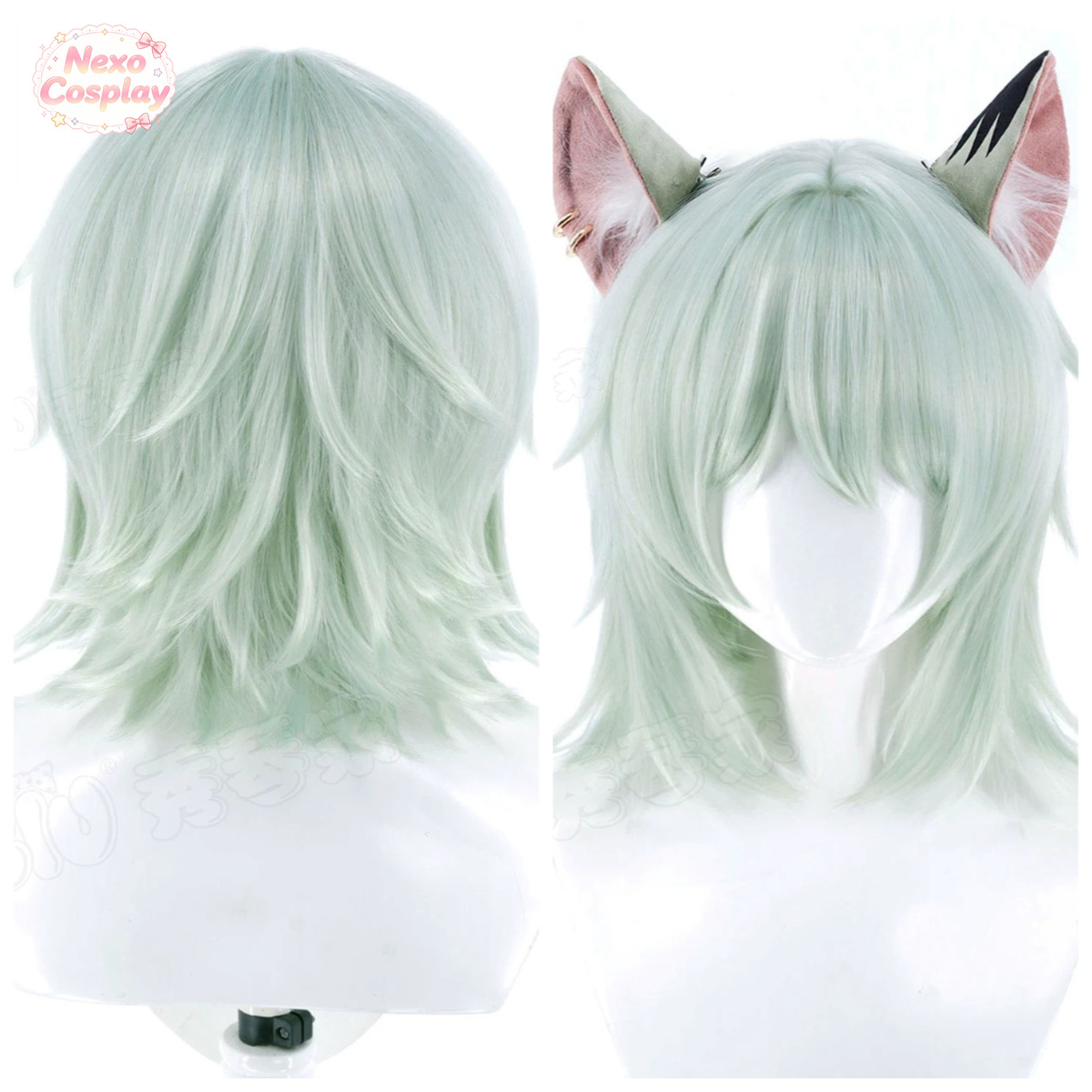 วิกผมคอสเพลย์รูปหูแมวฟูฟ่องแบบ - Anime Cosplay Cat บทวิจารณ์และราคา