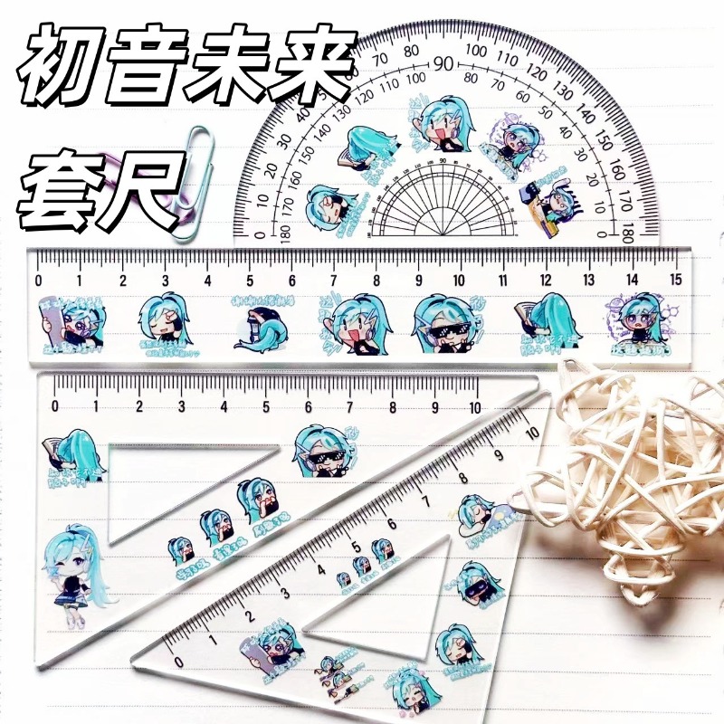 ไม้บรรทัดลายการ์ตูนน่ารัก ฮัตส - Cosplay Anime N บทวิจารณ์และราคา