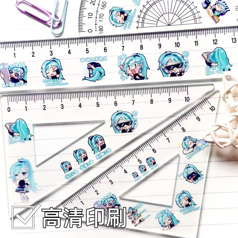 ไม้บรรทัดลายการ์ตูนน่ารัก ฮัตส - Cosplay Anime N บทวิจารณ์และราคา