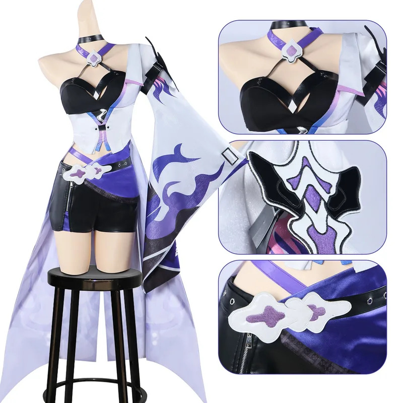 ในสต็อก Acheron คอสเพลย์เครื่อ - Anime Cosplay Youtube Shorts บทวิจารณ์และราคา