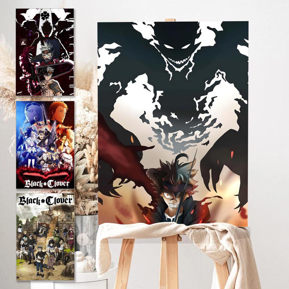 โปสเตอร์ HD อนิเมะธีมสุดฮิต นั - Black Clover Grimoire บทวิจารณ์และราคา