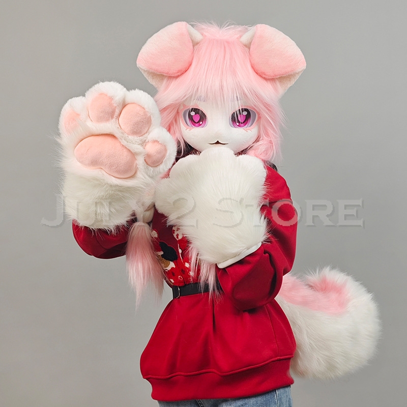 หน้ากากคอสเพลย์ขนฟูน่ารักแบบ K - Anime Cosplay Mask บทวิจารณ์และราคา