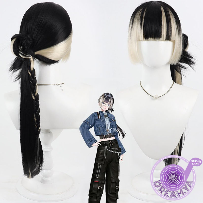 จูฟูเต ไรเดนคอสเพลย์วิกผมวีทูเ - Anime Cosplay Long Black Hair บทวิจารณ์และราคา