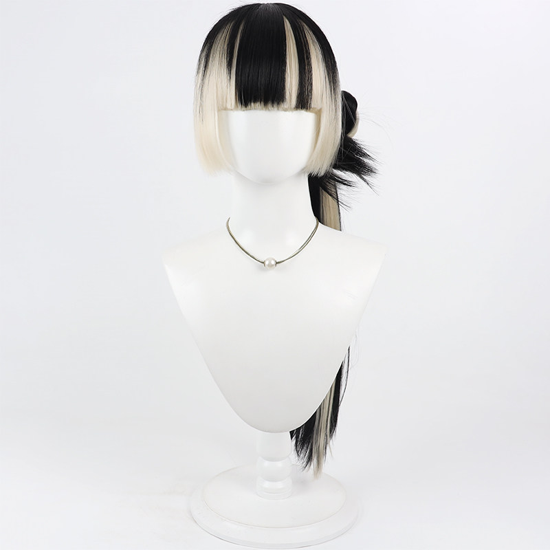จูฟูเต ไรเดนคอสเพลย์วิกผมวีทูเ - Anime Cosplay Long Black Hair บทวิจารณ์และราคา