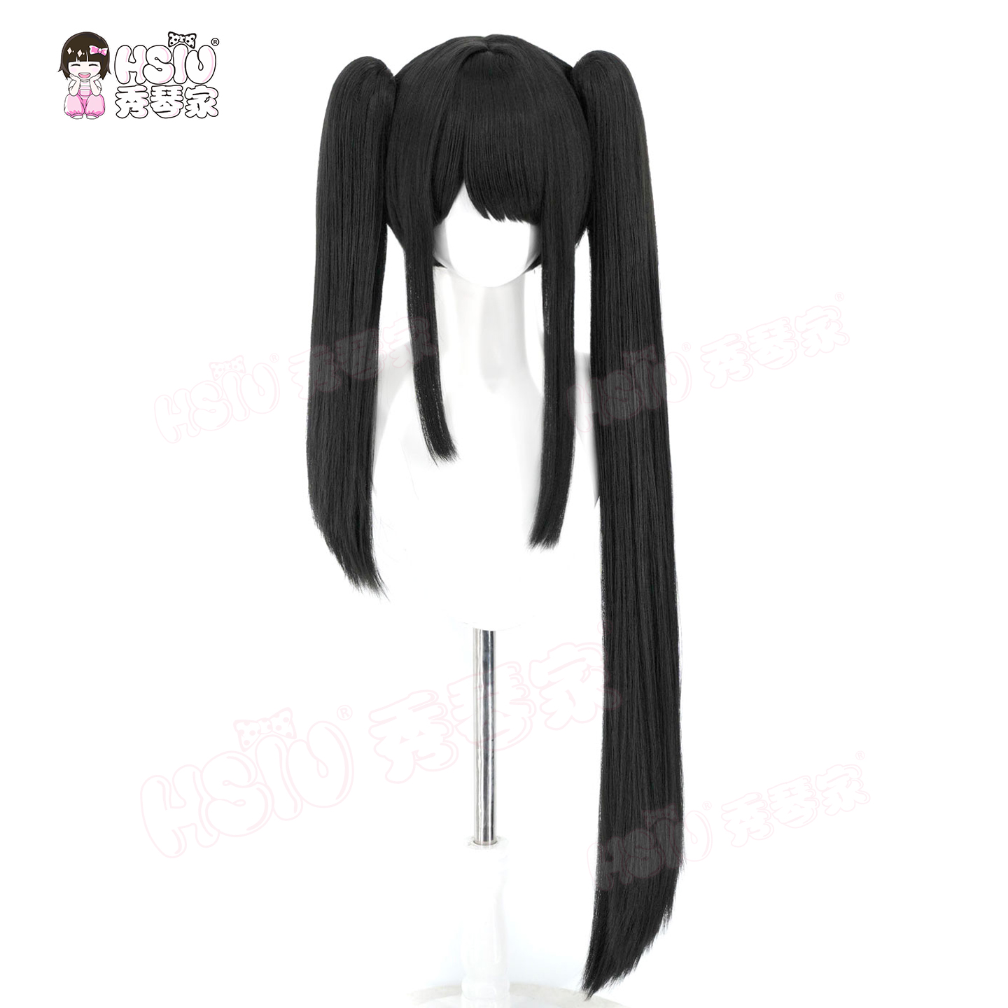 วิกผมคอสเพลย์ Date A Live โทคิ - Anime Cosplay Long Black Hair บทวิจารณ์และราคา