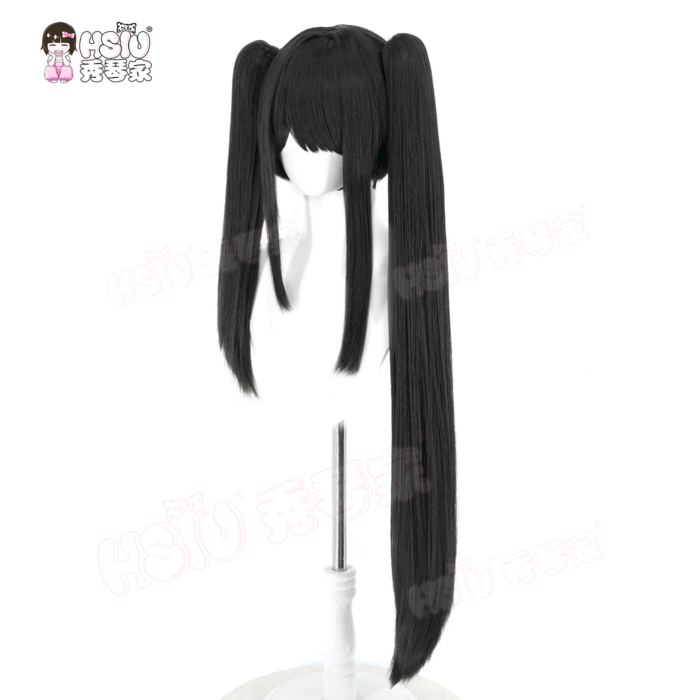 วิกผมคอสเพลย์ Date A Live โทคิ - Anime Cosplay Long Black Hair บทวิจารณ์และราคา
