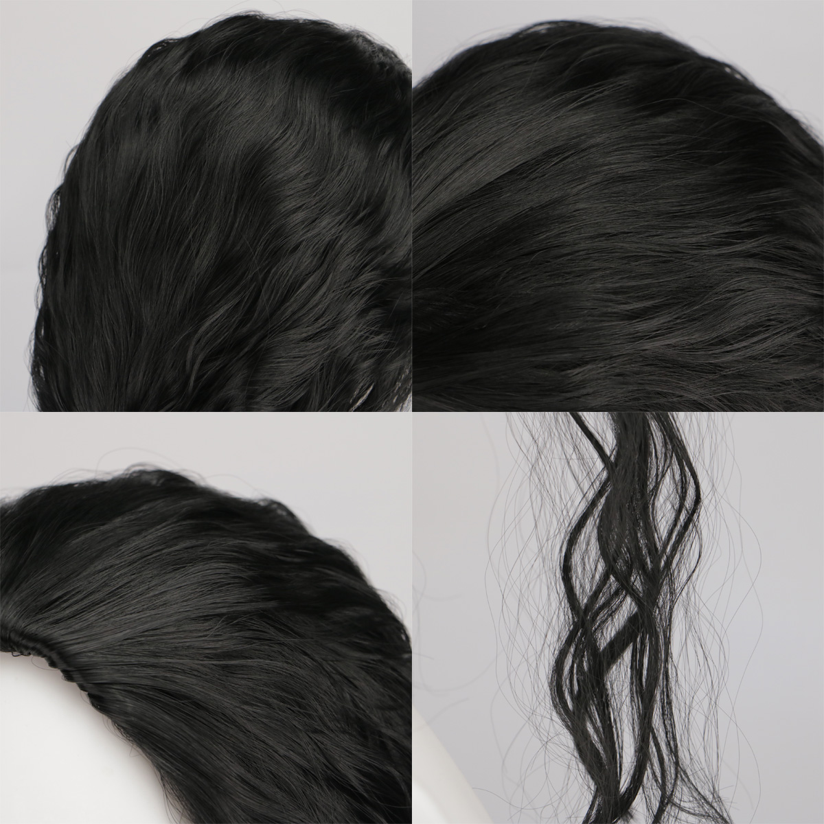 วิกผมคอสเพลย์ไมเคิล แจ็คสัน หร - Anime Cosplay Long Black Hair บทวิจารณ์และราคา