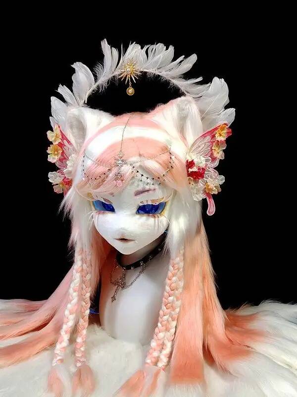 หัวฟอร์สูทคิกทำมือ, หน้ากากแมว - Anime Cosplay Mask บทวิจารณ์และราคา